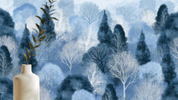 Serene Blue Forest wallpaper - XWALLX