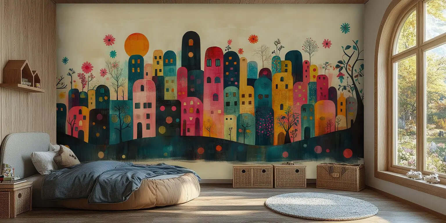 Colorful City wallpaper - XWALLX