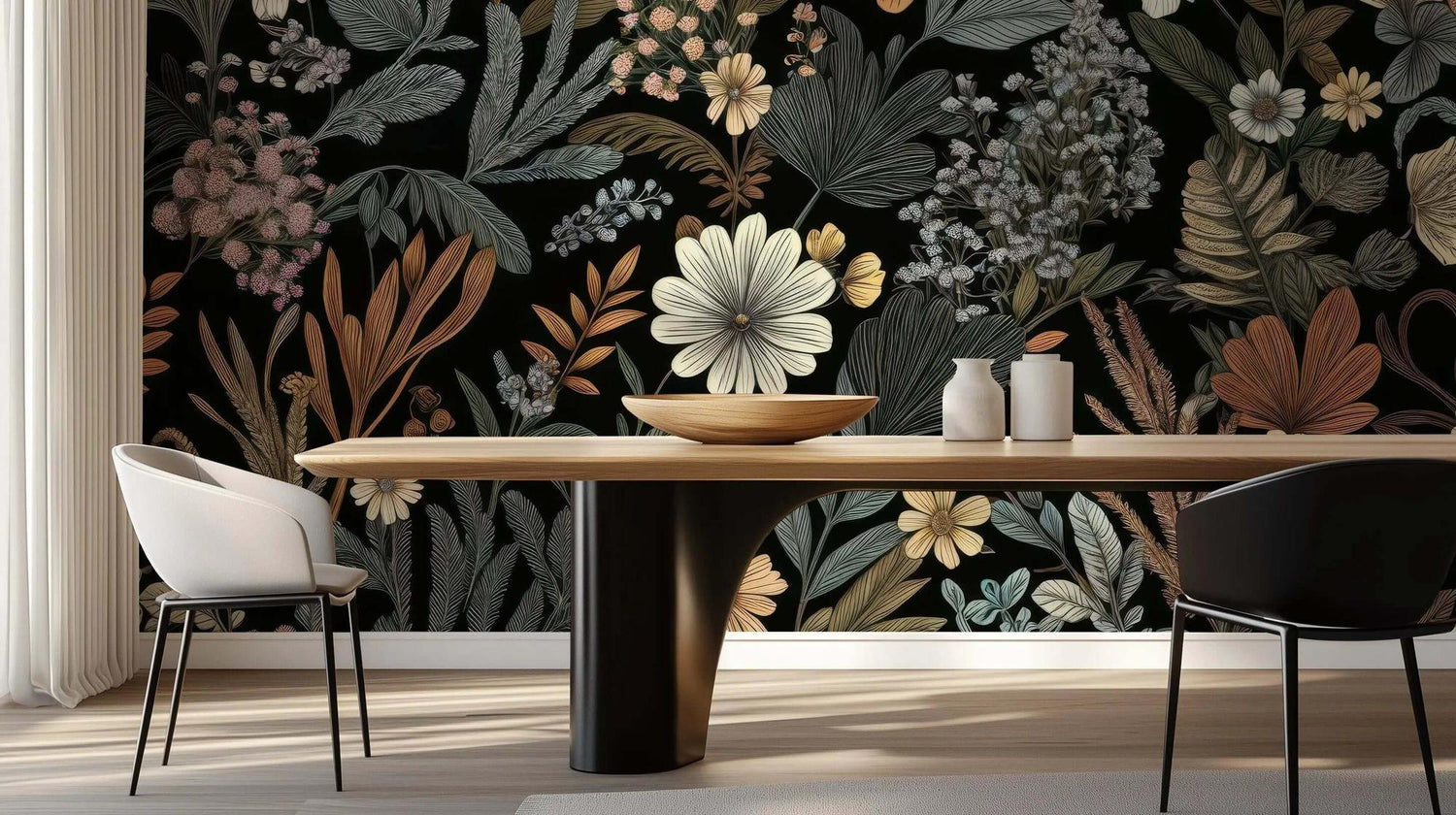 Vintage Floral duvar kağıdı - XWALLX
