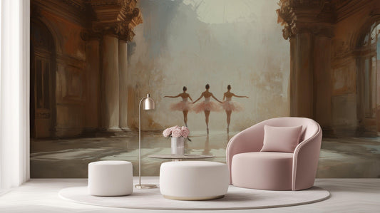 Ballet Dancers wall mural - XWALLX