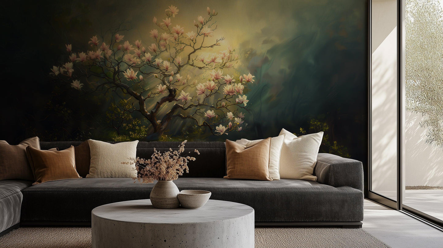 Magnolia Tree wallpaper mural - XWALLX