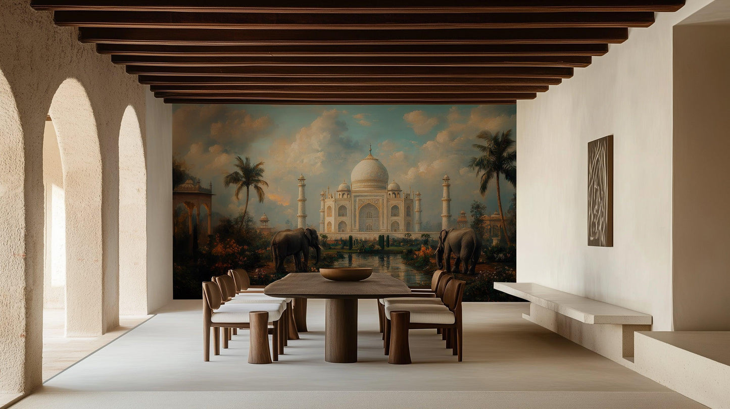 Taj Mahal wallpaper mural - XWALLX