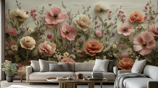 Blooming Garden wall mural - XWALLX