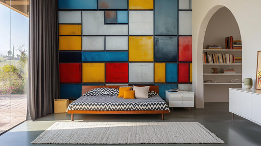 Colorful Blocks wall mural - XWALLX