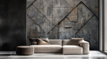 Modern Industrial wall mural - XWALLX
