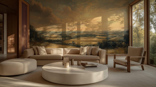 Countryside Sunset wall mural - XWALLX