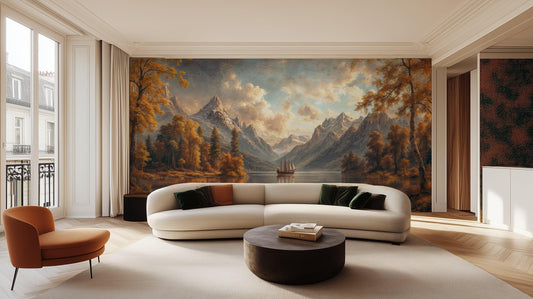 Mountain Landscape wall mural - XWALLX