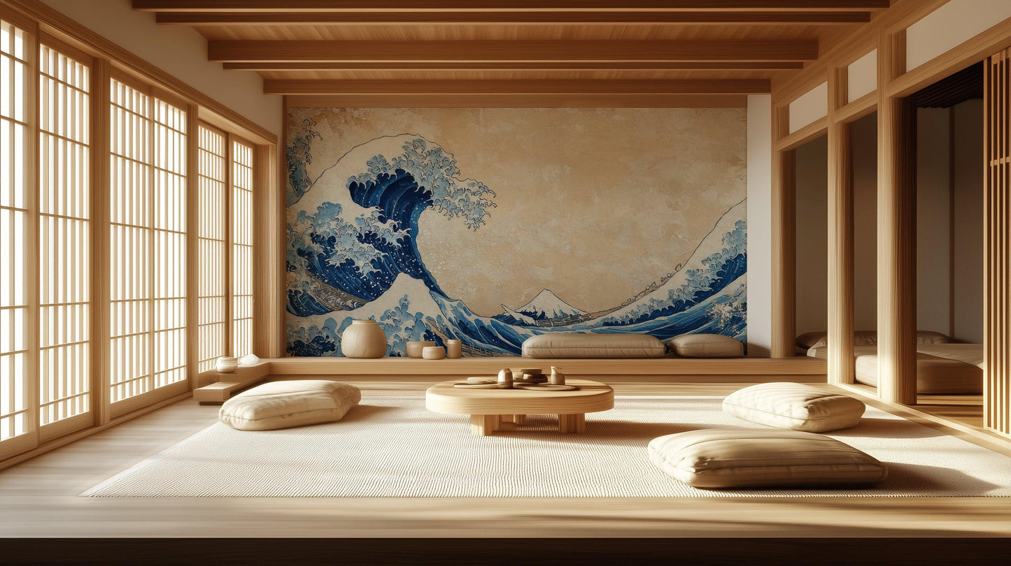 Great Wave wallpaper mural - XWALLX