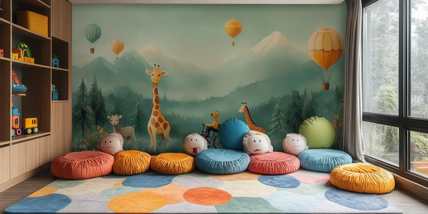 Safari Adventure wallpaper mural - XWALLX