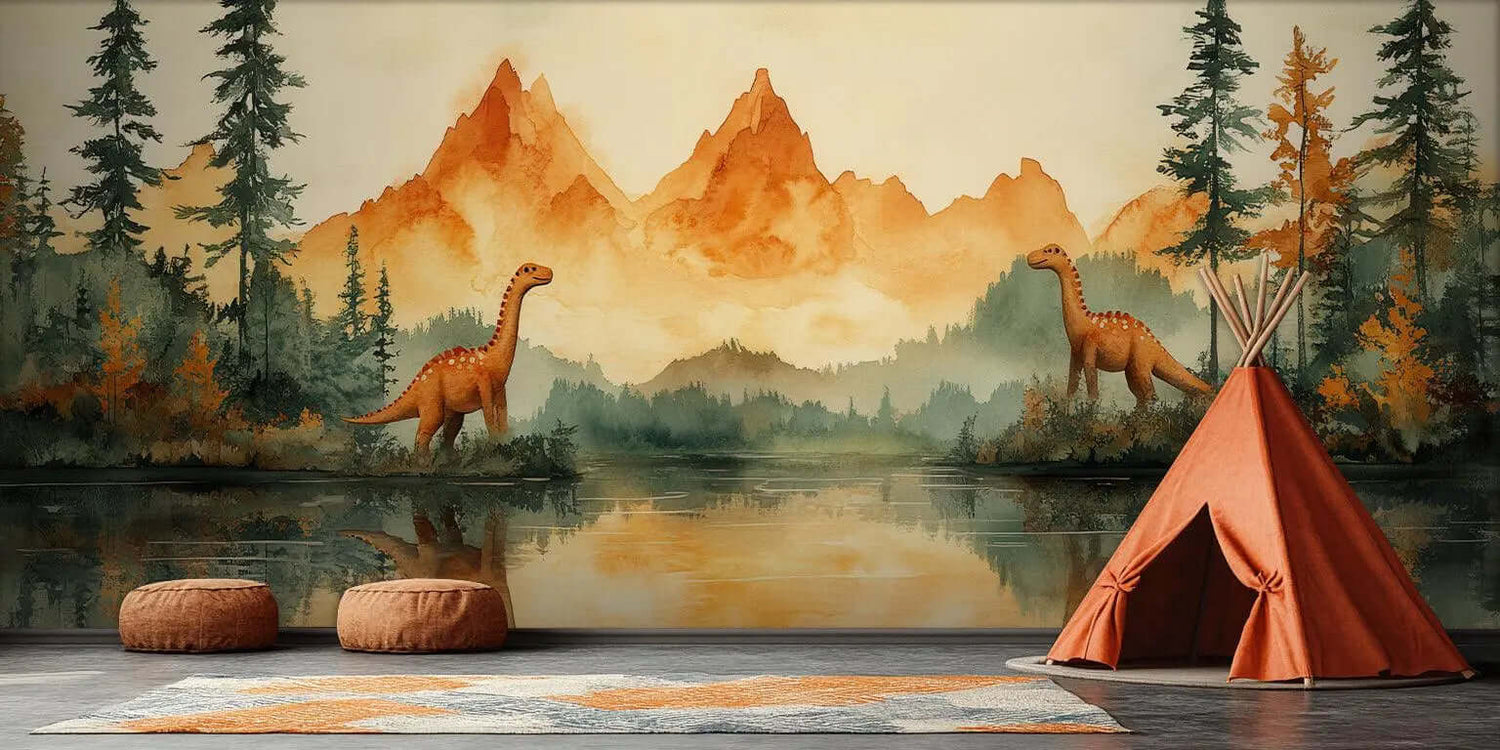 Dinozor Manzara duvar kağıdı - XWALLX