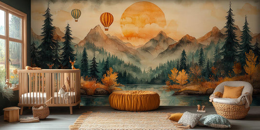 Mountain Adventure wall mural - XWALLX