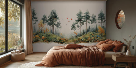 Enchanted Forest Friends wall mural - XWALLX