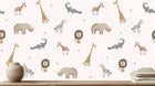 Whimsical Safari Animals duvar sanatı - XWALLX