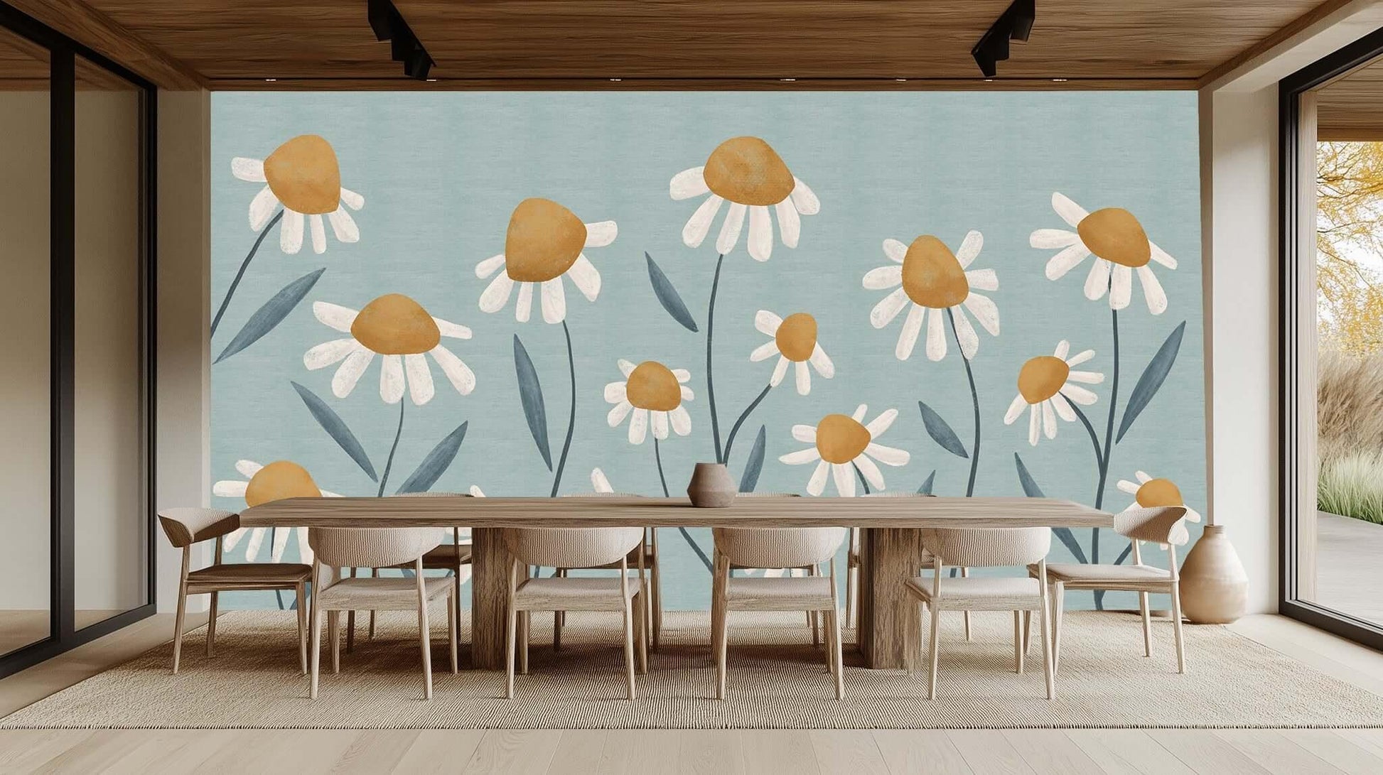 Whimsical Daisy Flower wallpaper - XWALLX