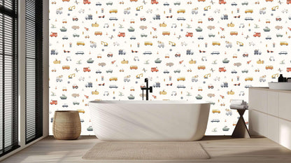 Whimsical Vehicles Adventure wall mural - XWALLX