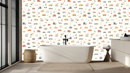 Whimsical Vehicles Adventure wall mural - XWALLX