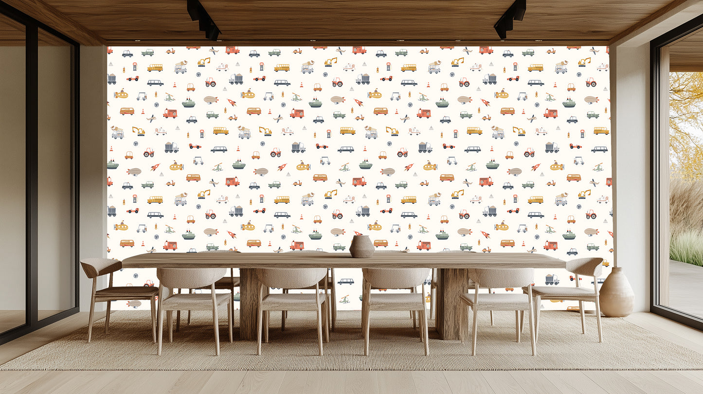 Whimsical Vehicles Adventure wallpaper - XWALLX