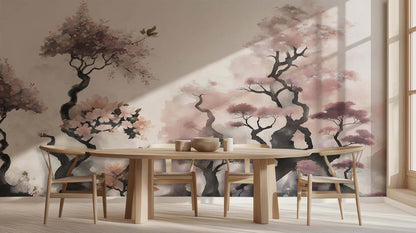 Blossoming Trees Watercolor wall art - XWALLX