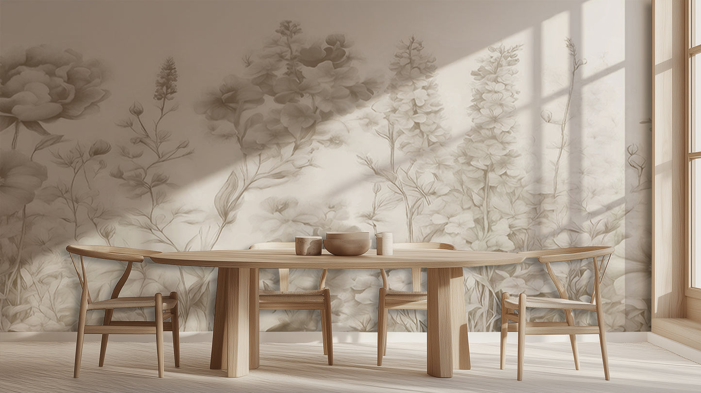 Muted Botanical Serenity wall art - XWALLX