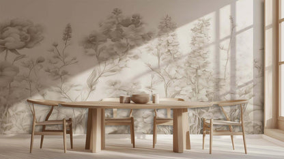 Muted Botanical Serenity wall art - XWALLX