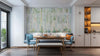 Delicate Botanical Stripes Wall Mural
