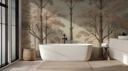 Ethereal Forest Canopy wallpaper mural - XWALLX