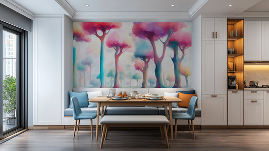 Vibrant Forest Canopy wall mural - XWALLX