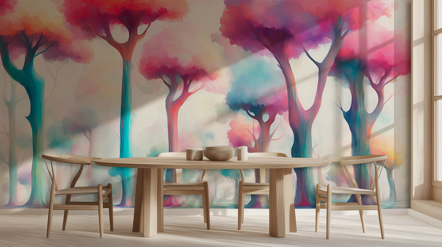 Vibrant Forest Canopy wall art - XWALLX