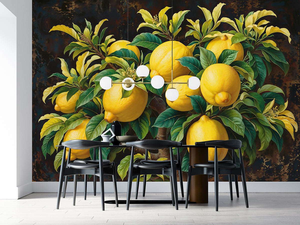 Vibrant Lemon Grove wallpaper - XWALLX