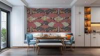 Running Deer Woodland wall mural Mural wall mural - XWALLX