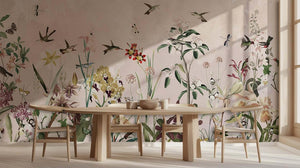 Hummingbirds Exotic Blooms wall art - XWALLX