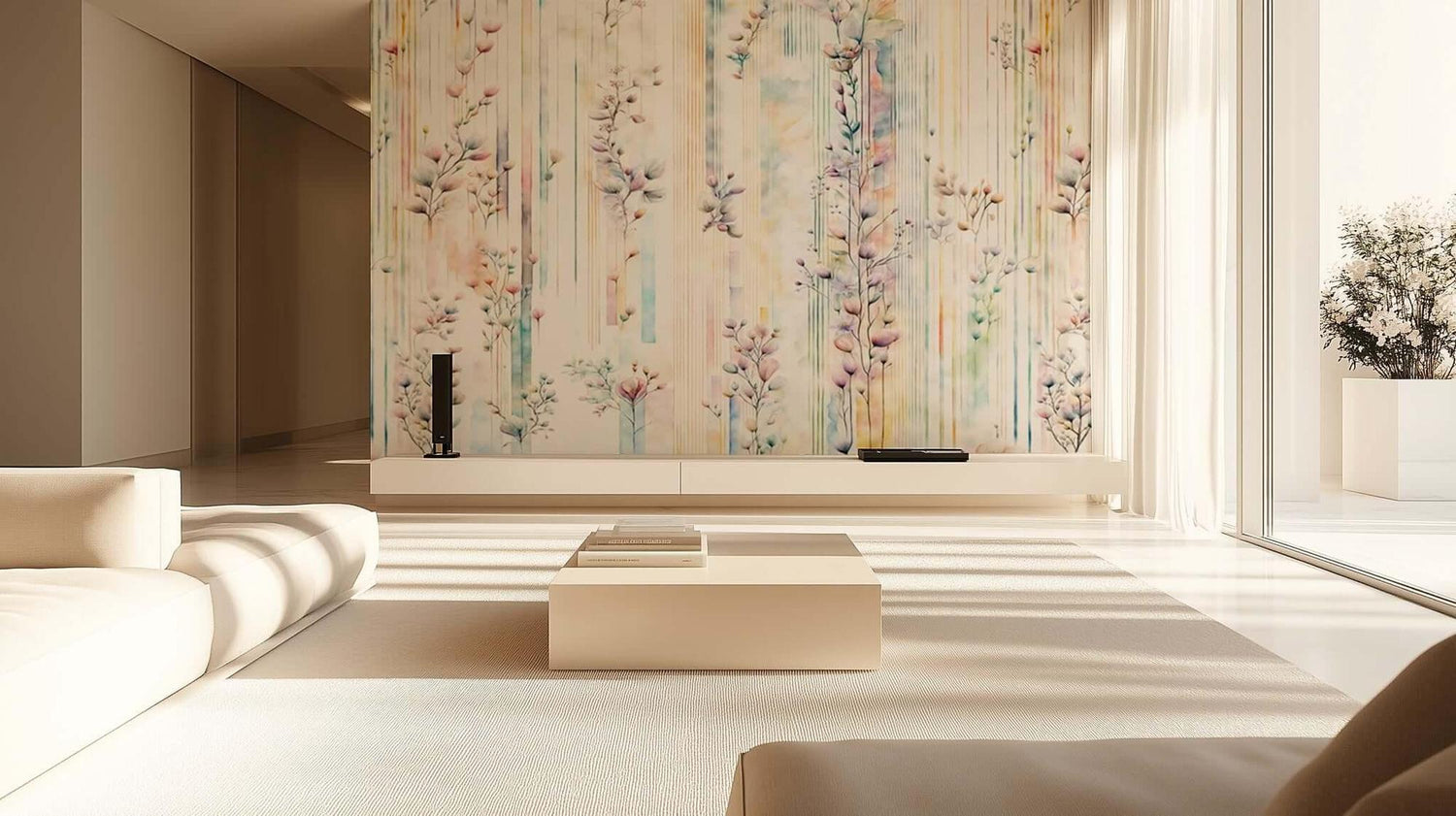 Watercolor Bloom Branches wallpaper - XWALLX