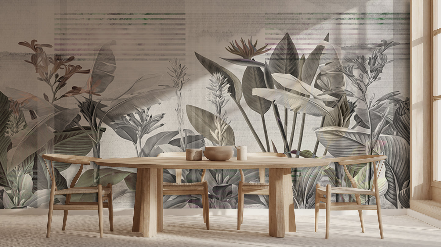 Tropical Botanical Serenity wallpaper - XWALLX