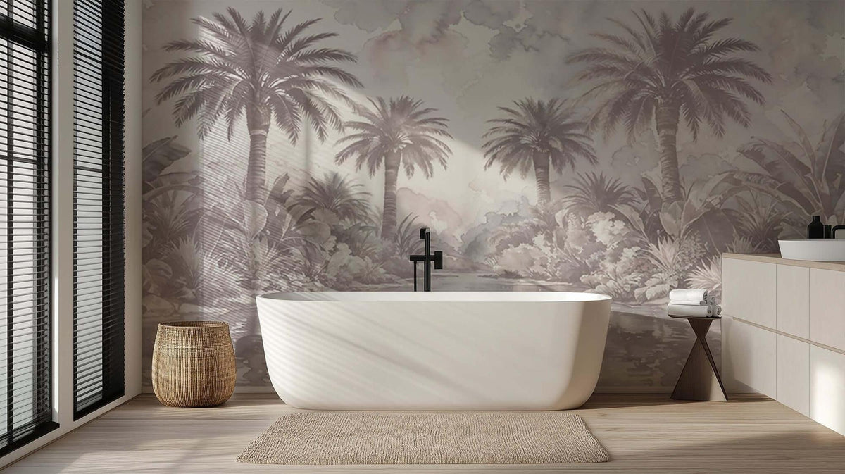Tropical Palm Oasis wallpaper - XWALLX