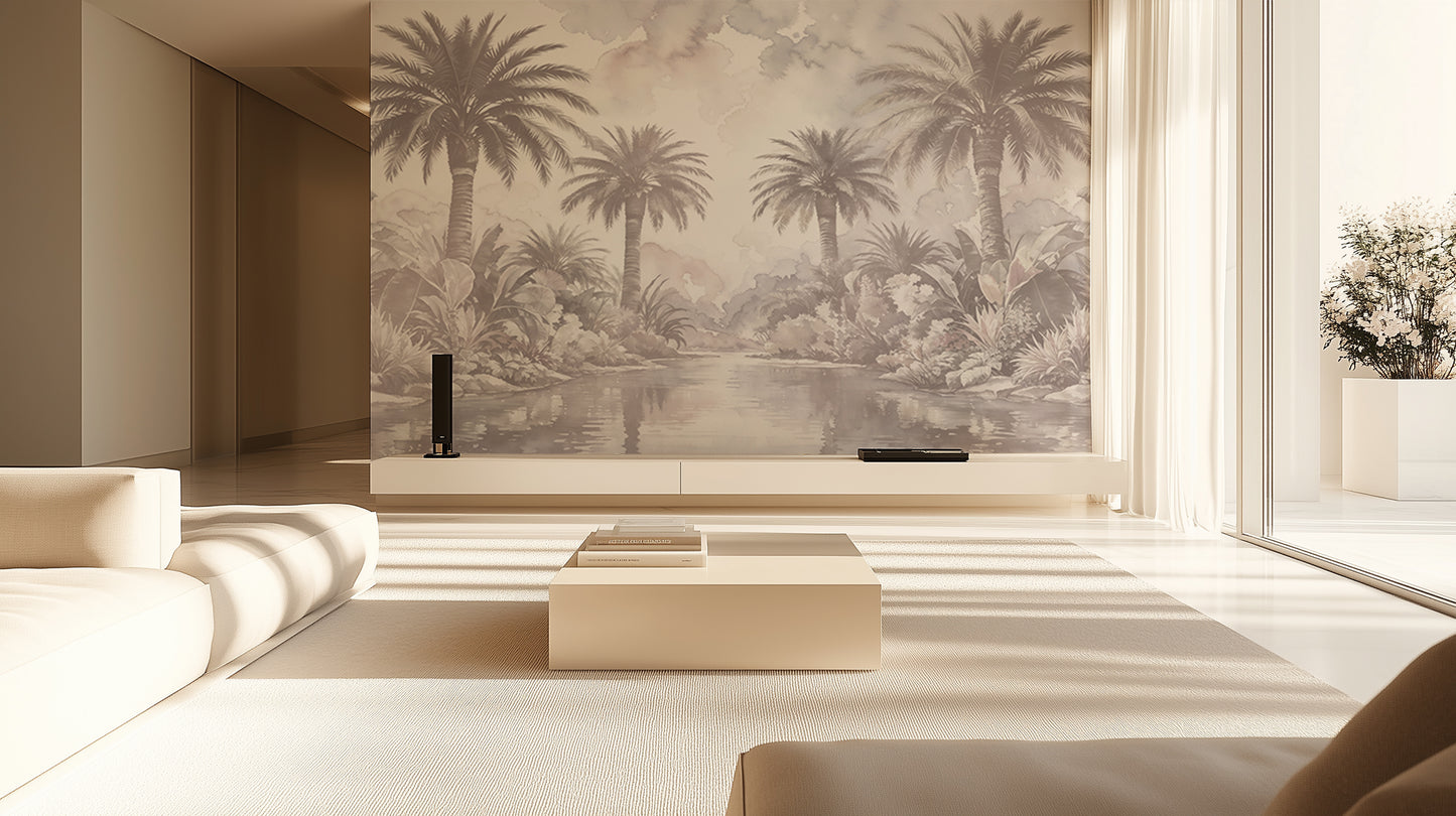 Tropical Palm Oasis wall art - XWALLX
