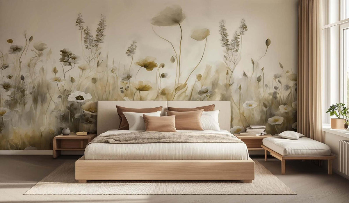 Whimsical Floral Meadow wall decor - XWALLX