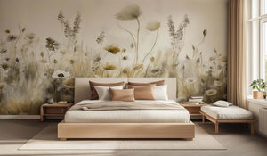 Whimsical Floral Meadow wall decor - XWALLX