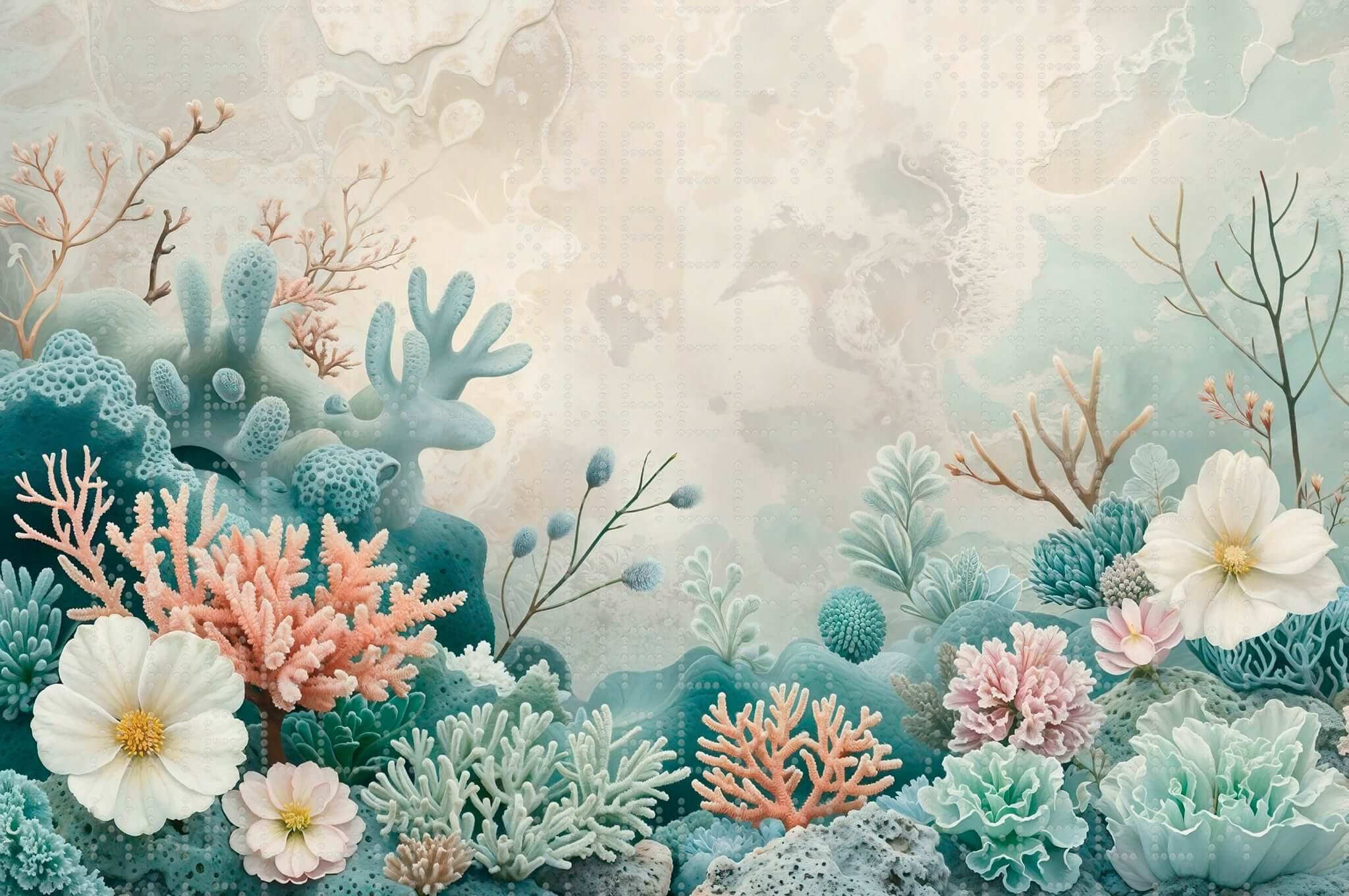 Coral Reef Serenity Wall Mural