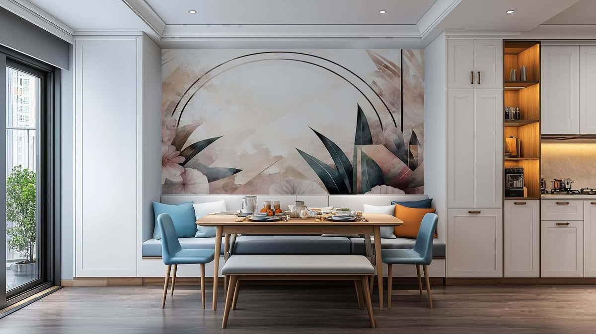 Serene Floral Elements wall mural - XWALLX