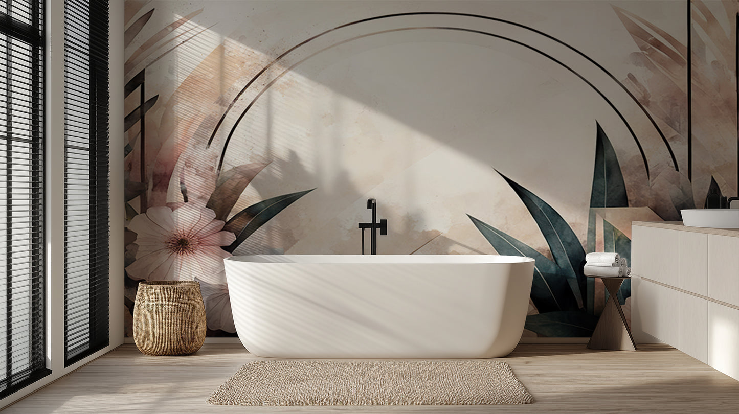 Serene Floral Elements wall art - XWALLX