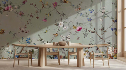 Whimsical Floral Serenity wallpaper - XWALLX