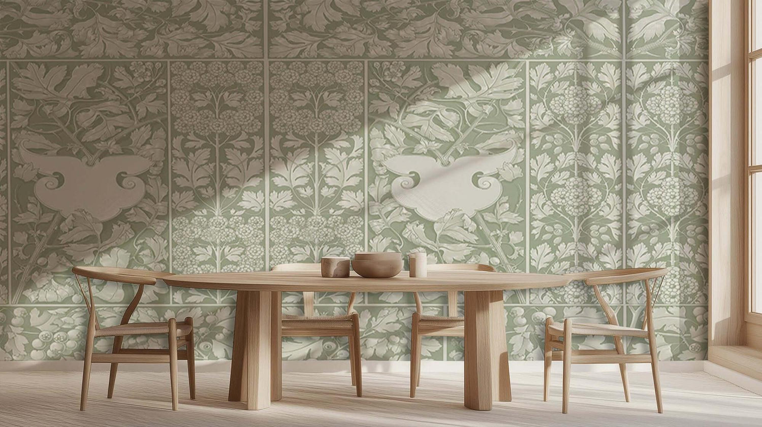 Serene Floral Pattern wallpaper - XWALLX