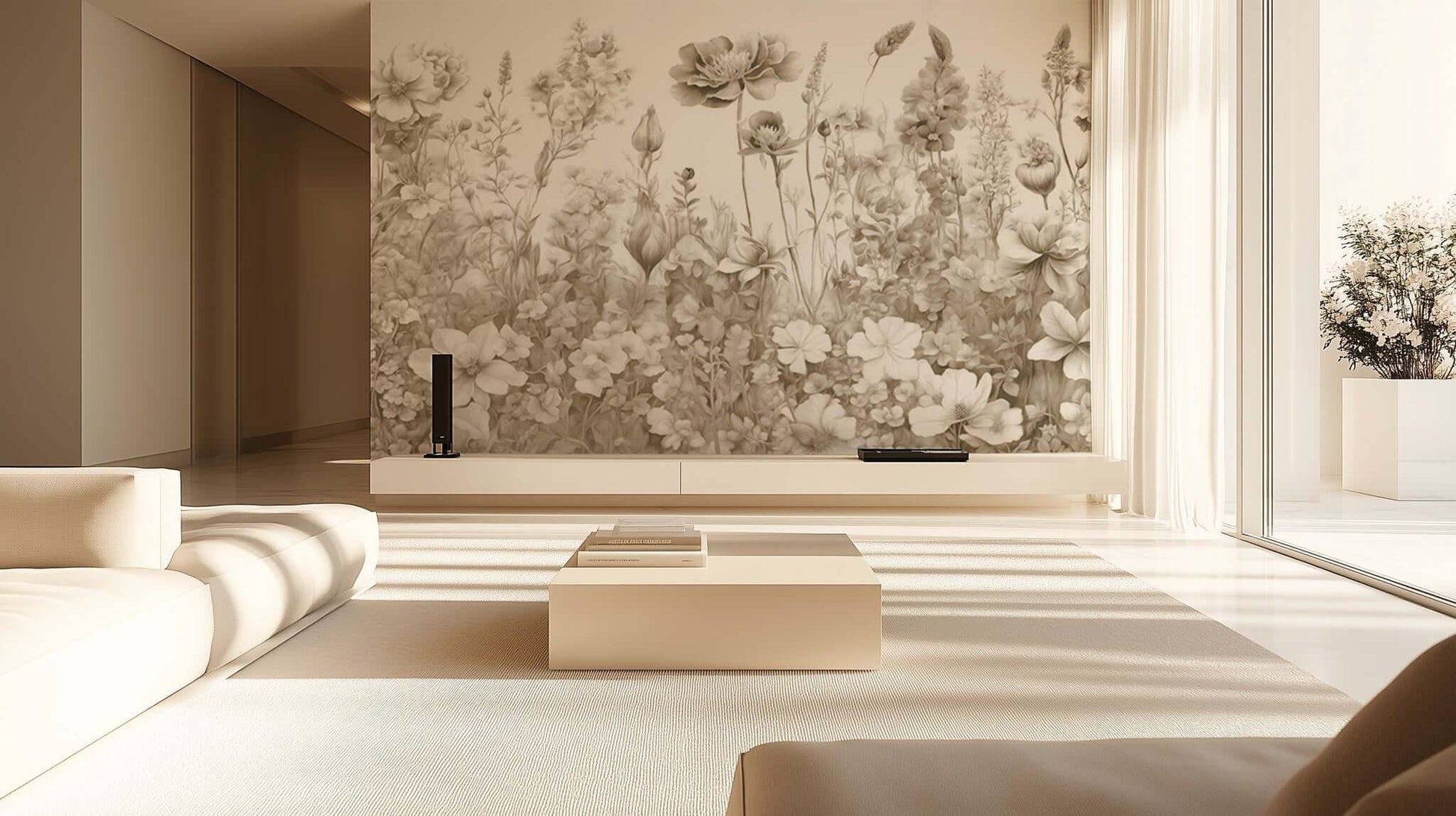 Ethereal Floral Garden wall art - XWALLX