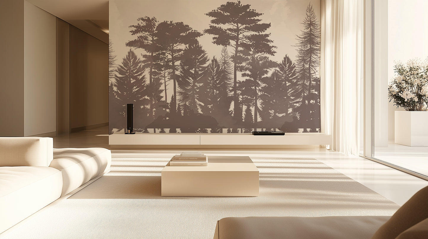 Silhouette Forest wallpaper - XWALLX