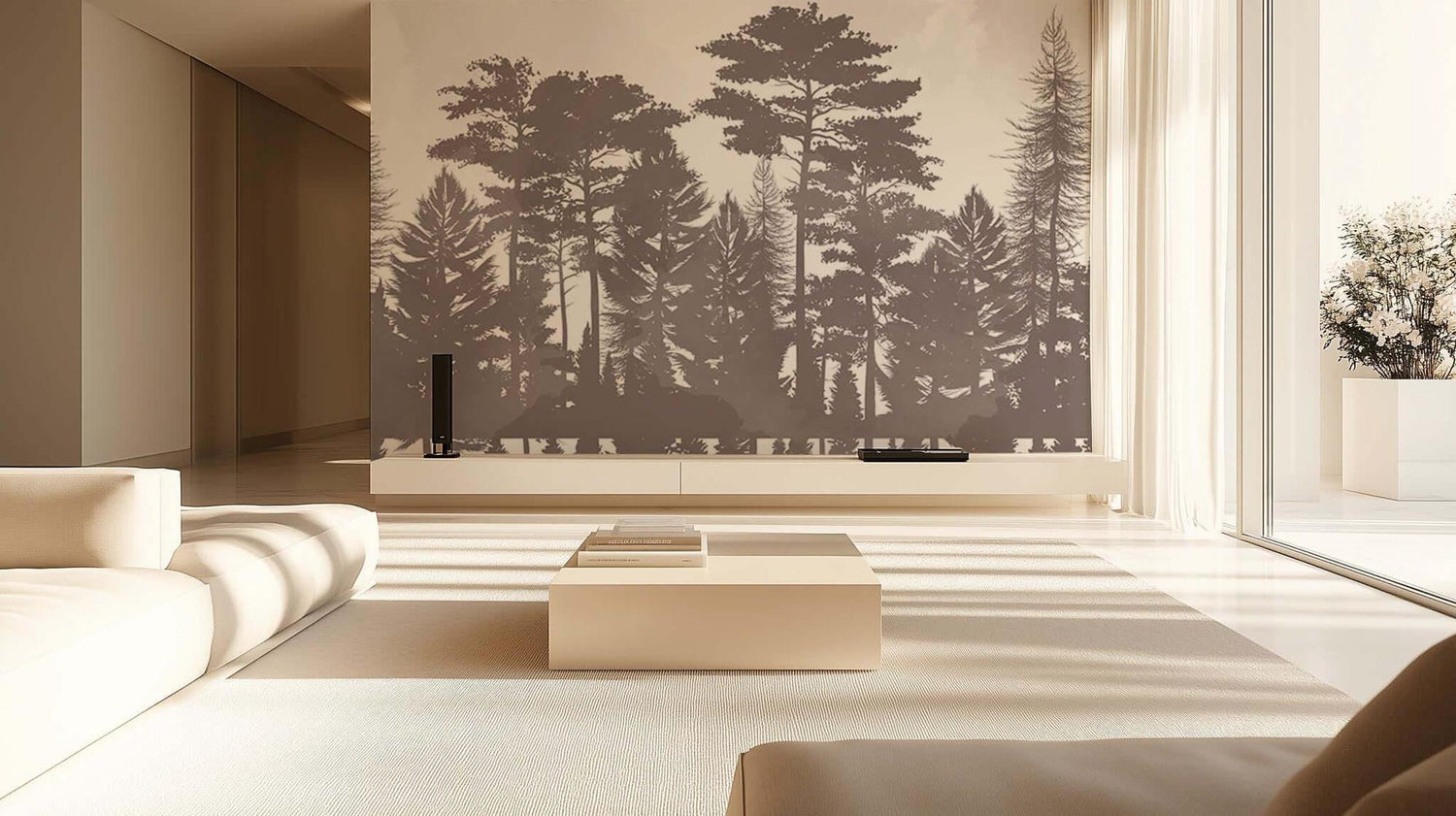 Silhouette Forest wallpaper - XWALLX