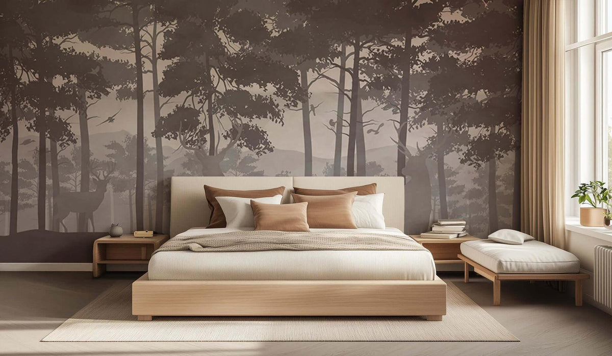 Whimsical Forest Silhouette wallpaper - XWALLX