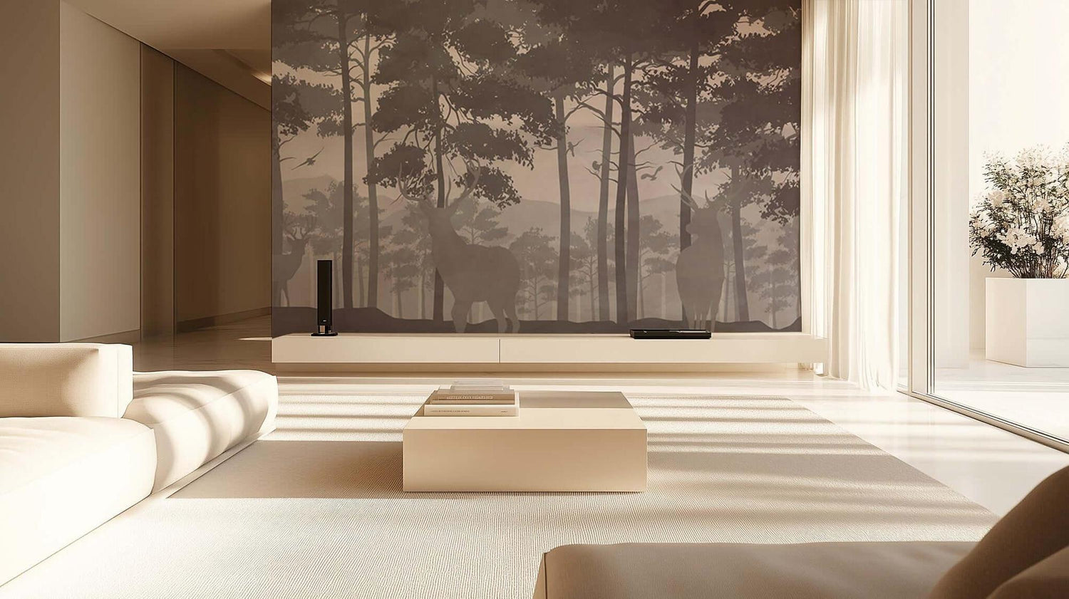 Whimsical Forest Silhouette wall decor - XWALLX