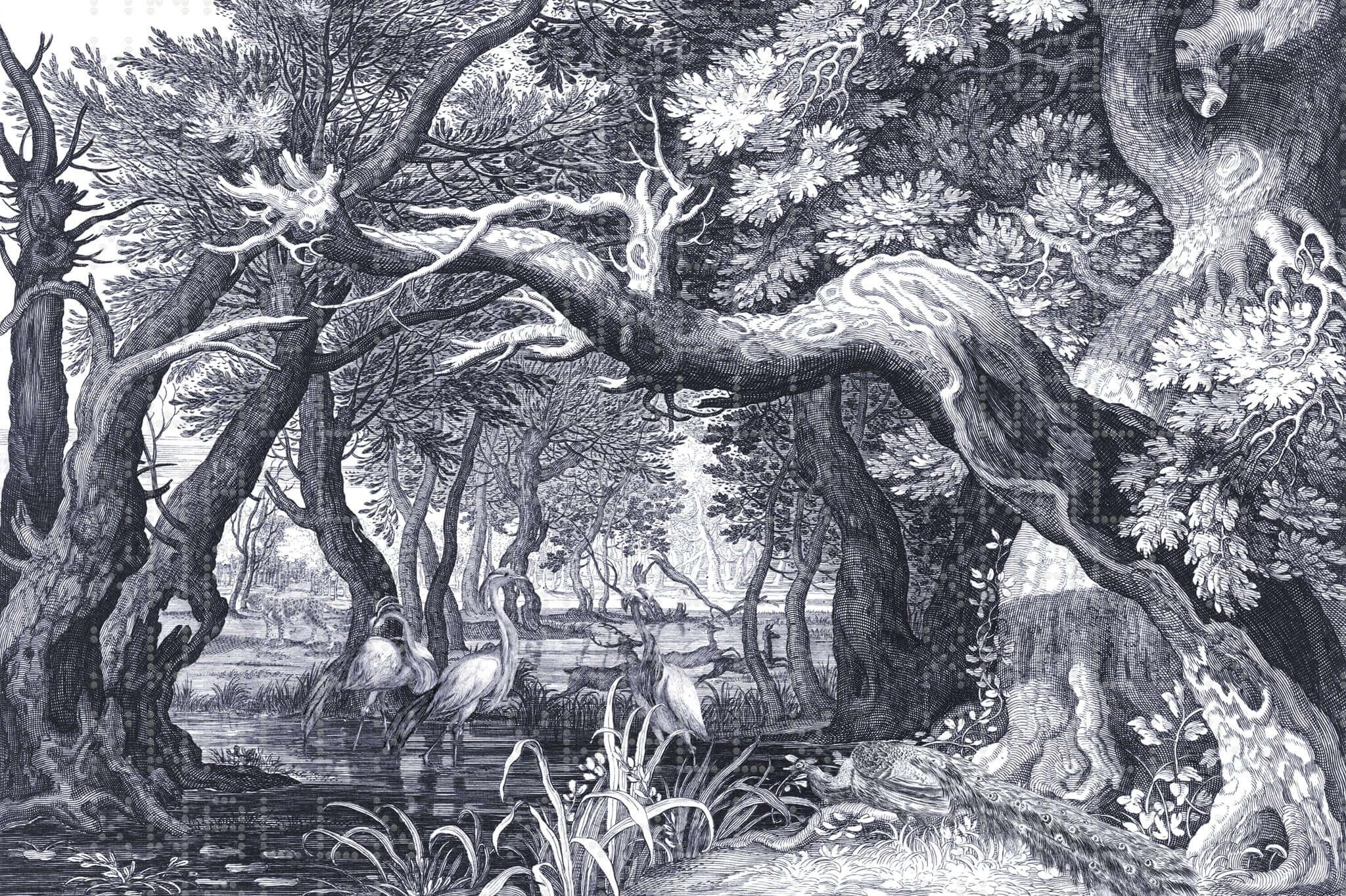 Majestic Tree Landscape Wall Mural