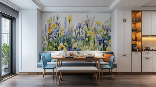Blooming Garden Floral wall mural - XWALLX