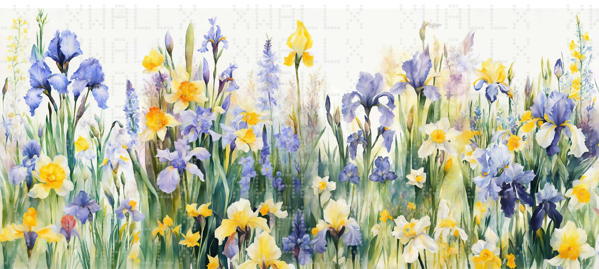 Blooming Garden Floral Wall Mural